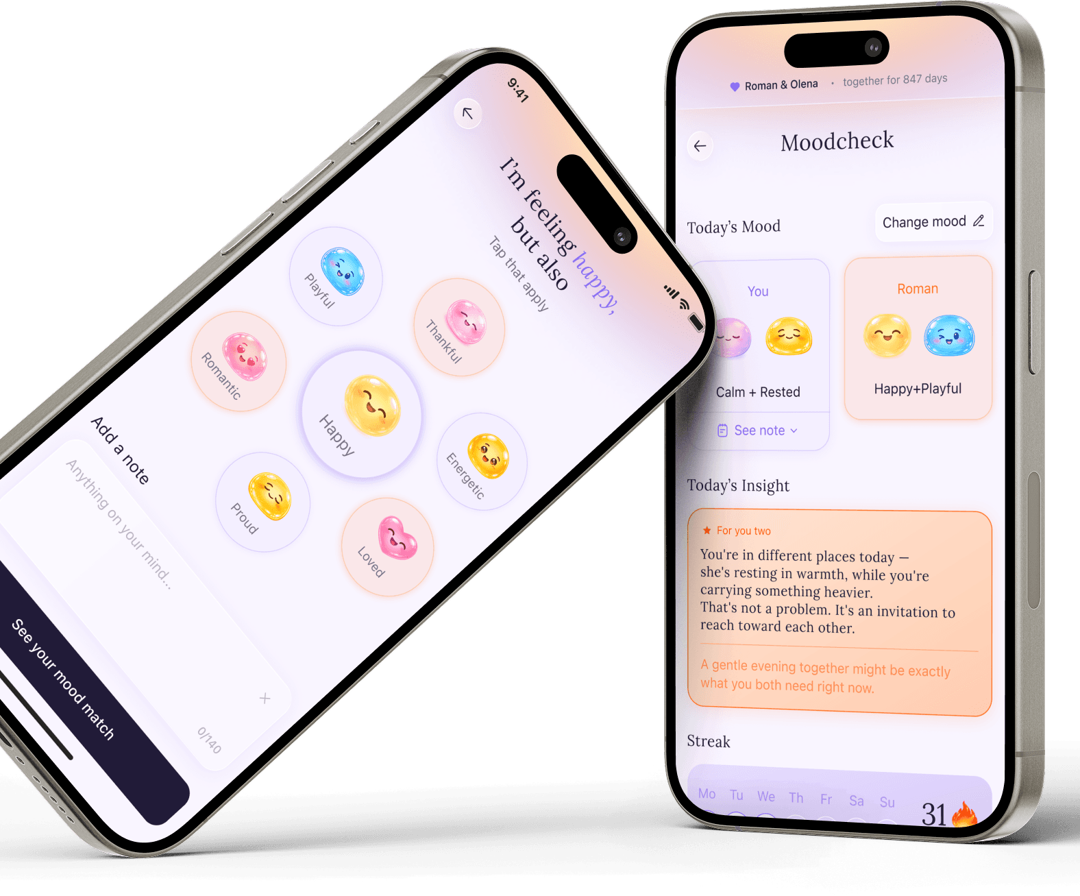 Mood check feature preview